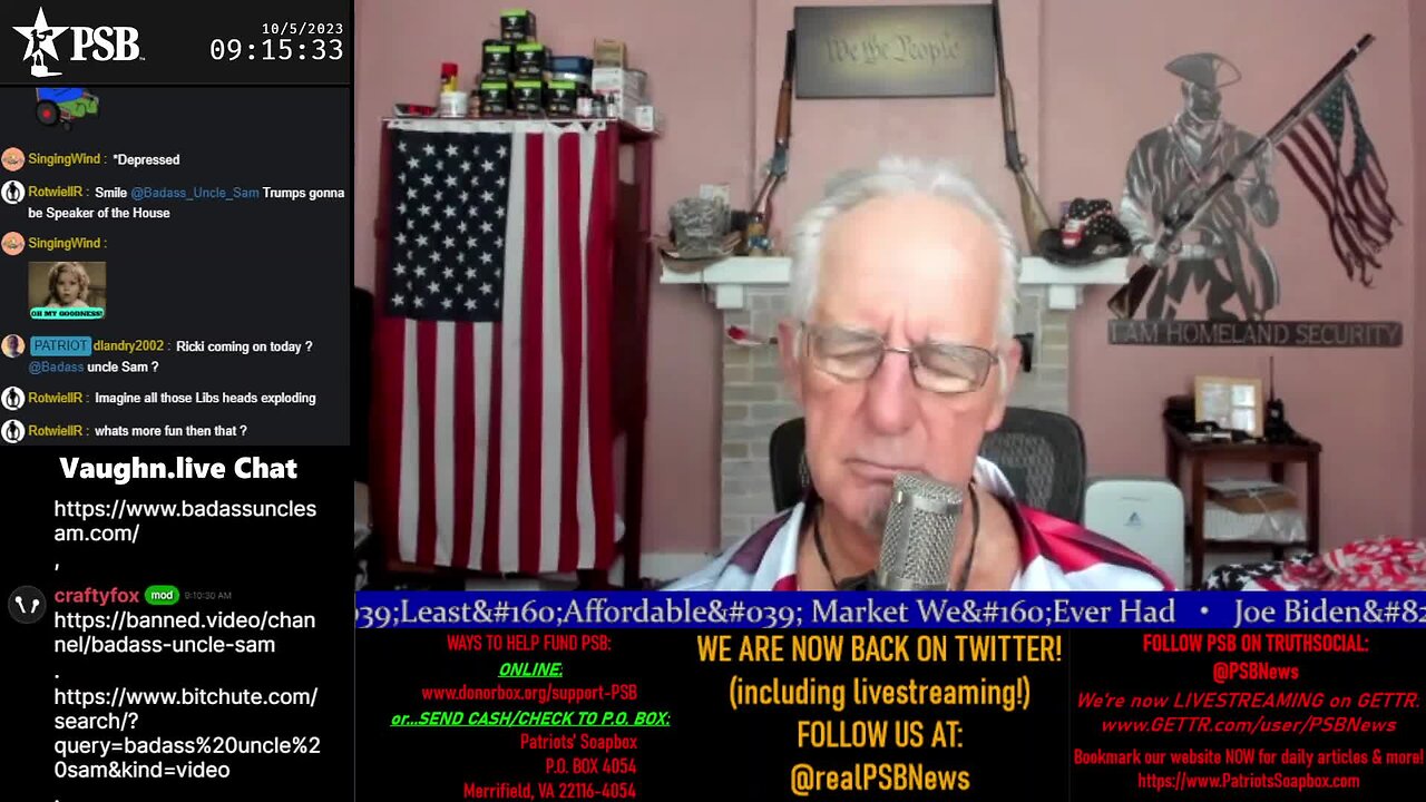 2023-10-05 09:08 EDT - Straight Shootin': with Thumper