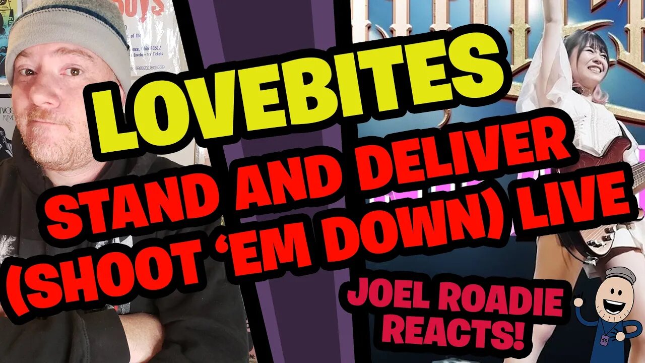 LOVEBITES / Stand And Deliver (Shoot 'em Down) LIVE - Roadie Reacts