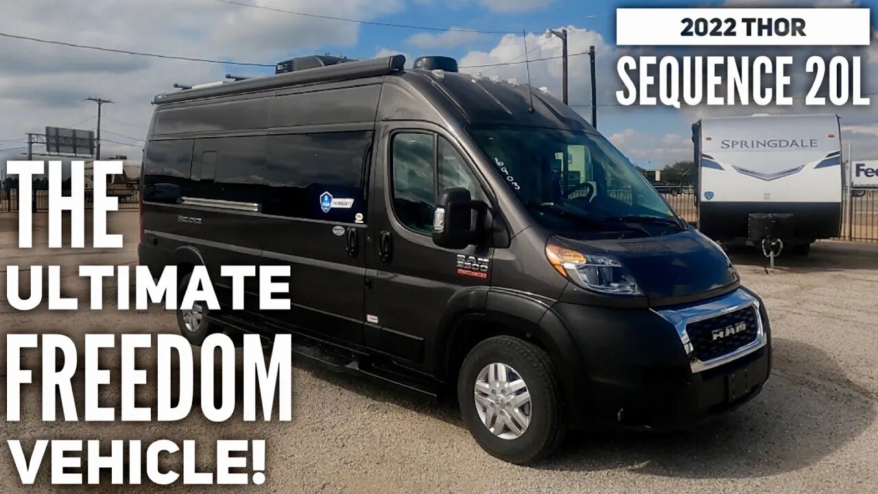 The ULTIMATE Freedom Vehicle! 2022 Thor Sequence 20L Class B Camper Van