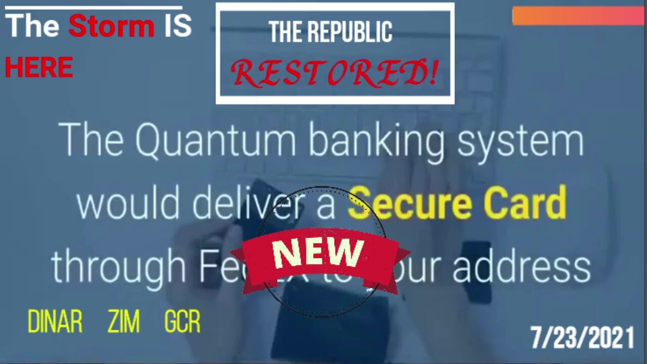 Restored Republic Global Currency RESET *UPDATE* Part 2 (7/23/2021)