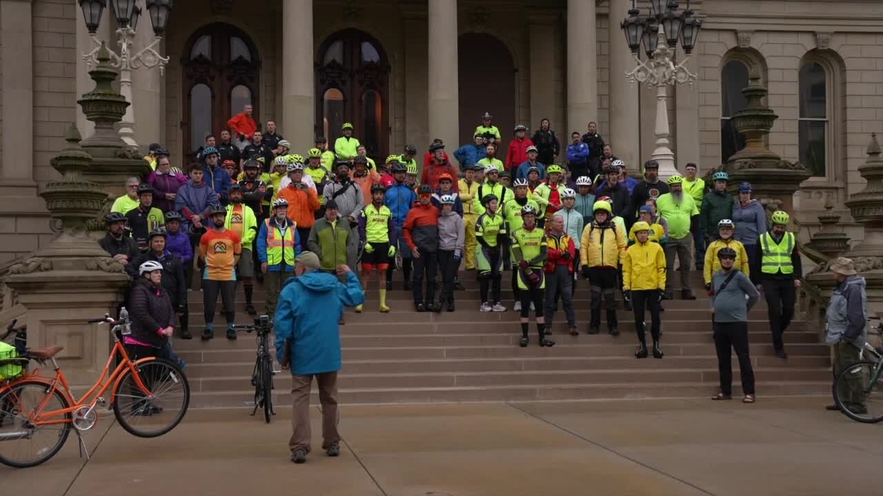 FOX 47 News at 10 - Wednesday was the 15th annual Greater Lansing Ride of Silence to honor victims of bicycle crashes