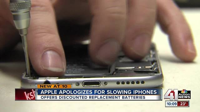 Apple admits to slowing down older iPhones