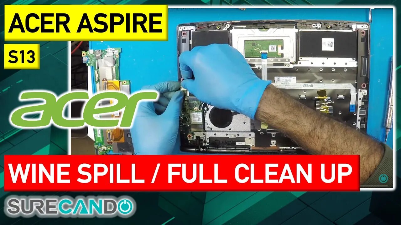 Spill & Thrill_ Acer Aspire S13 Wine Spill Cleanup and Checkup