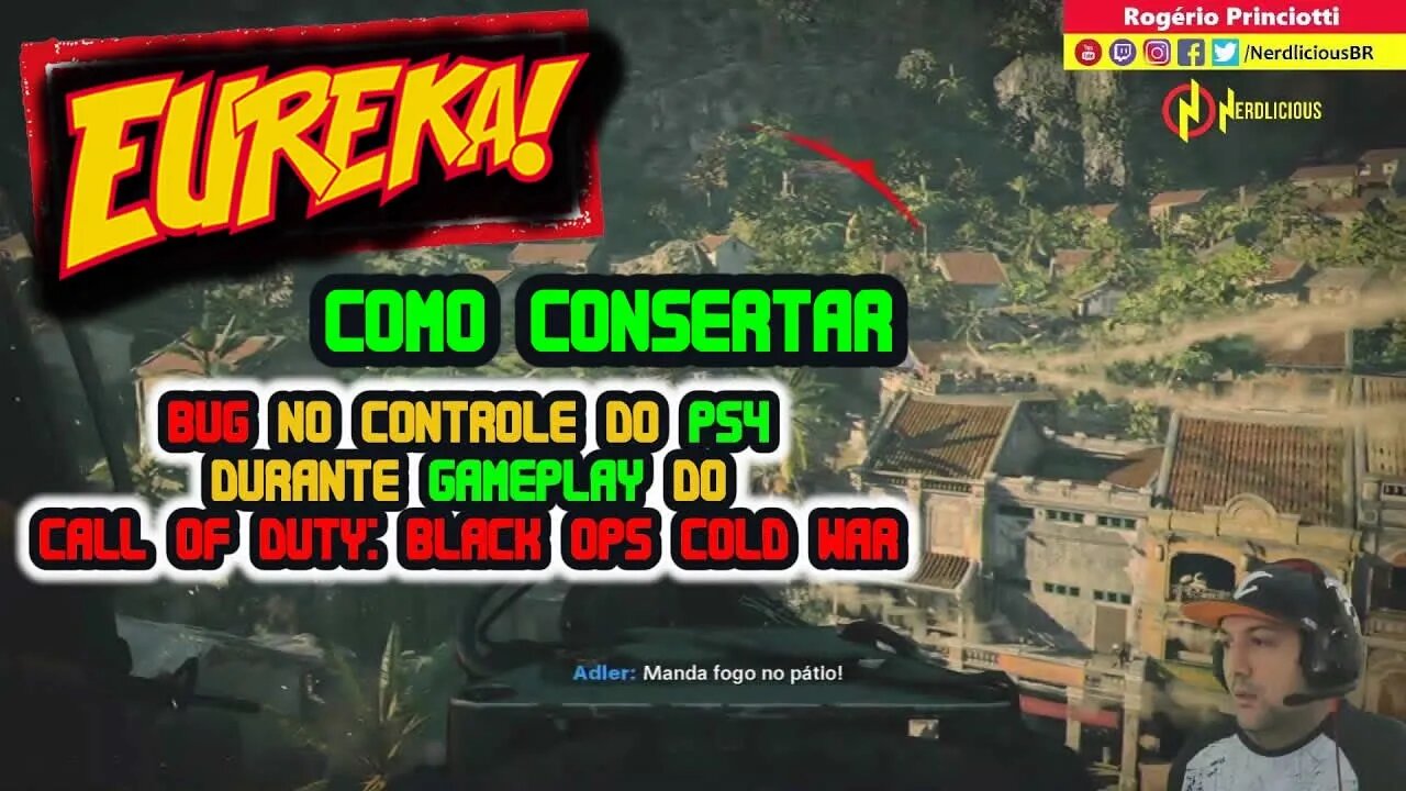 ⚠️ BUG! Como CONSERTAR BUG de CALL OF DUTY: BLACK OPS COLD WAR que faz o controle do PS4 desligar!