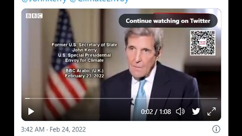 JOHN KERRY IN RESPONSE TO CURRENT EVENTS SAYS RUSSIA SHOULD CARE ABOUT ENVIRONMENT