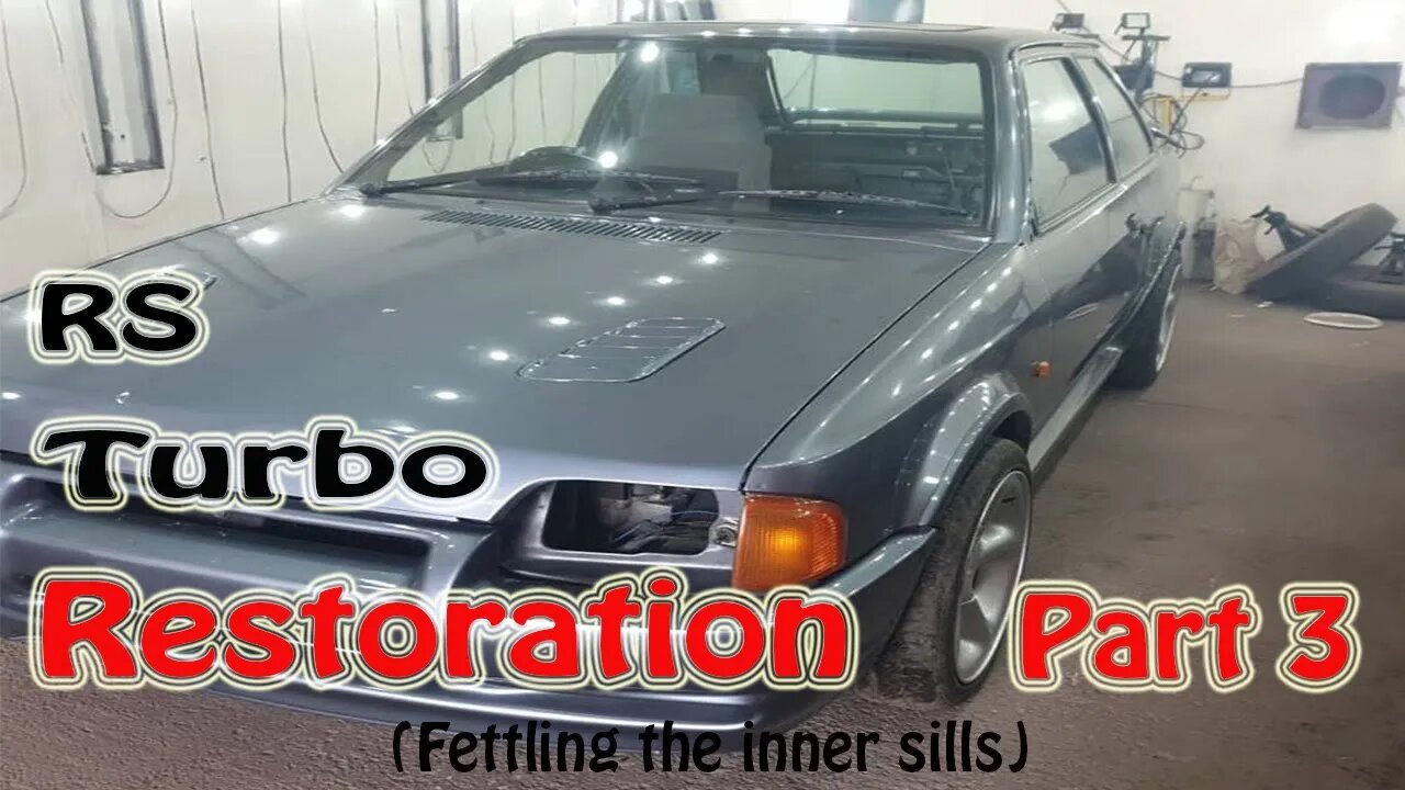 S2 RS Turbo Restoration part 3 (fettling the inner sills)