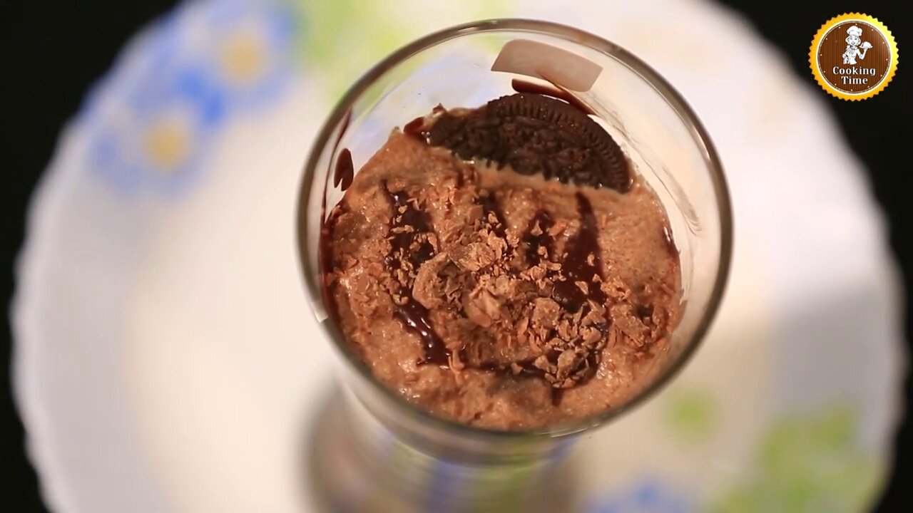 how to make Oreo Chocolate Milk shake