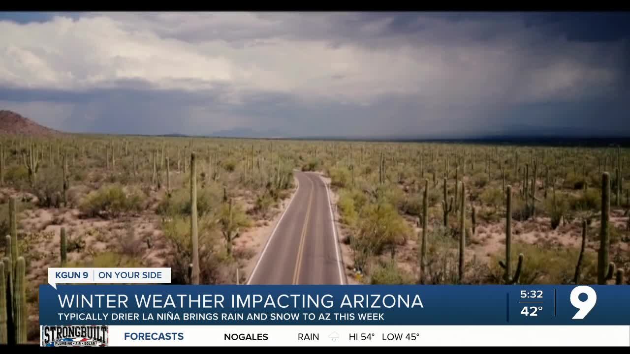 La Niña's impact on Arizona's winter weather