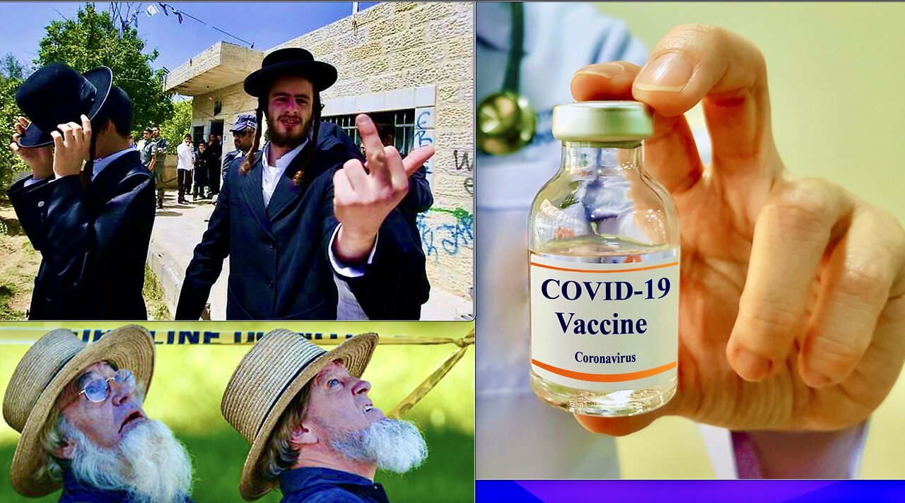 Covid Vaccine Race Specific BioWeapon Ashkenazi Jews Amish Immune Big Pharma News Media Hide Truth