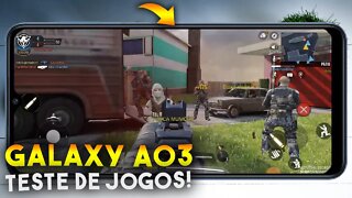 GALAXY A03 - Teste de JOGOS! COD Mobile e Asphalt 9 será que roda liso?