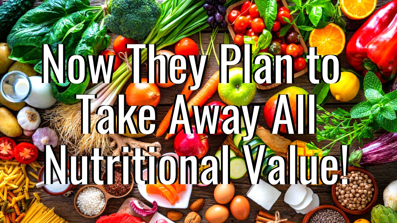 WARNING!!! Their Agenda Now Is To Control Our Food Supply Globally!