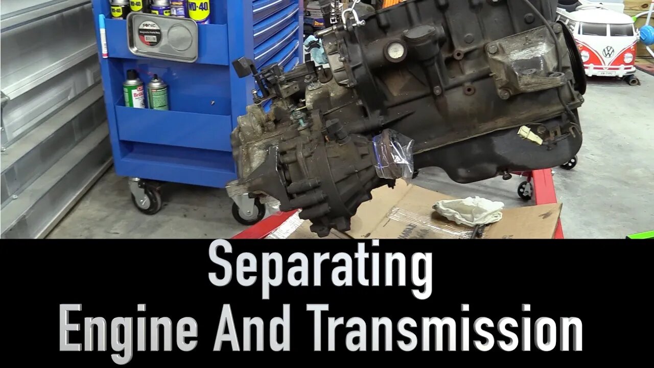 Removing Transmission From The VR6 ~ White Wookie