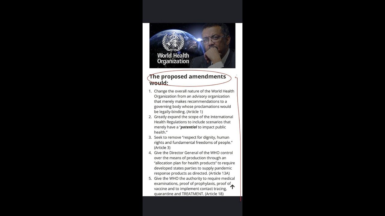 ‼️The WHO is trying to sneak this global authoritarian treaty through,