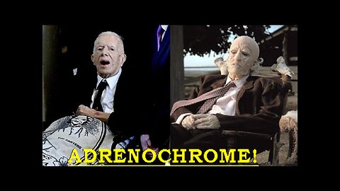 Can Someone Get Jimmy Carter Some More Of That Red Adrenochrome Stuff Please! He Looks Thirsty!