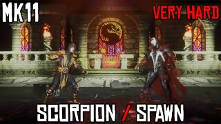 Mortal Kombat 11 - Scorpion vs Spawn (CPU Very Hard) Xbox Series S