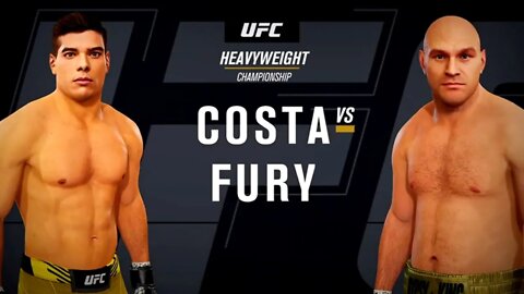 EA Sports UFC 4 Gameplay Tyson Fury vs Paulo Costa