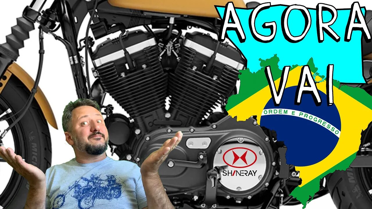 Agora VAI SHINERAY: MOTO CUSTOM V-1200cc NO BRASIL, FATO OU FAKE?