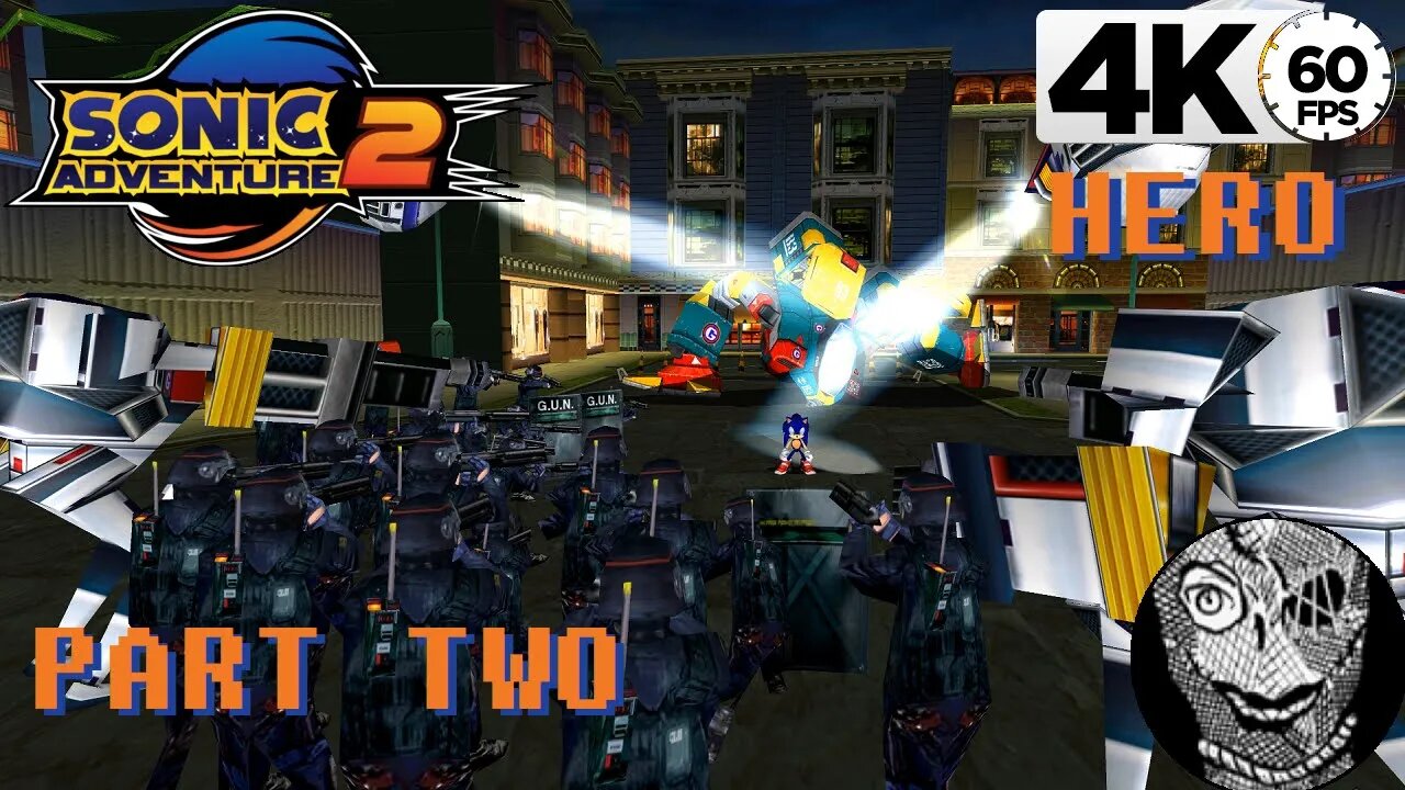 (PART 02) Sonic Adventure 2 4k [F-6t BIG FOOT] Hero Storyline