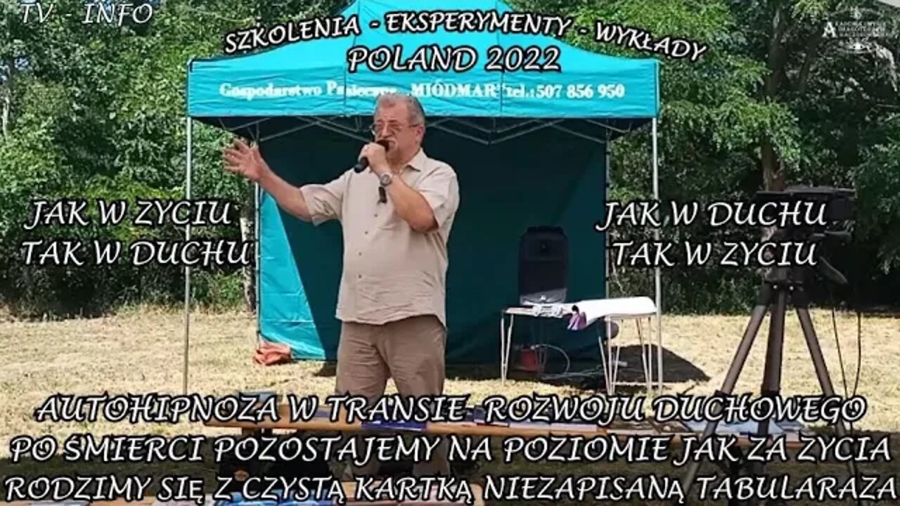 AUTOHIPNOZA W TRANSIE ROZOWJU DUCHOWEGO, PO ŚMIERCI POZOSTAJEMY NA POZIOMIE JAK ZA ŻYCIA/2022©TV NFO
