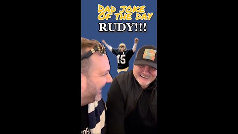 What do you think of this Burn 🔥🔥🔥 by Rudy Ruettiger - Dad Joke of the Day #RUDY