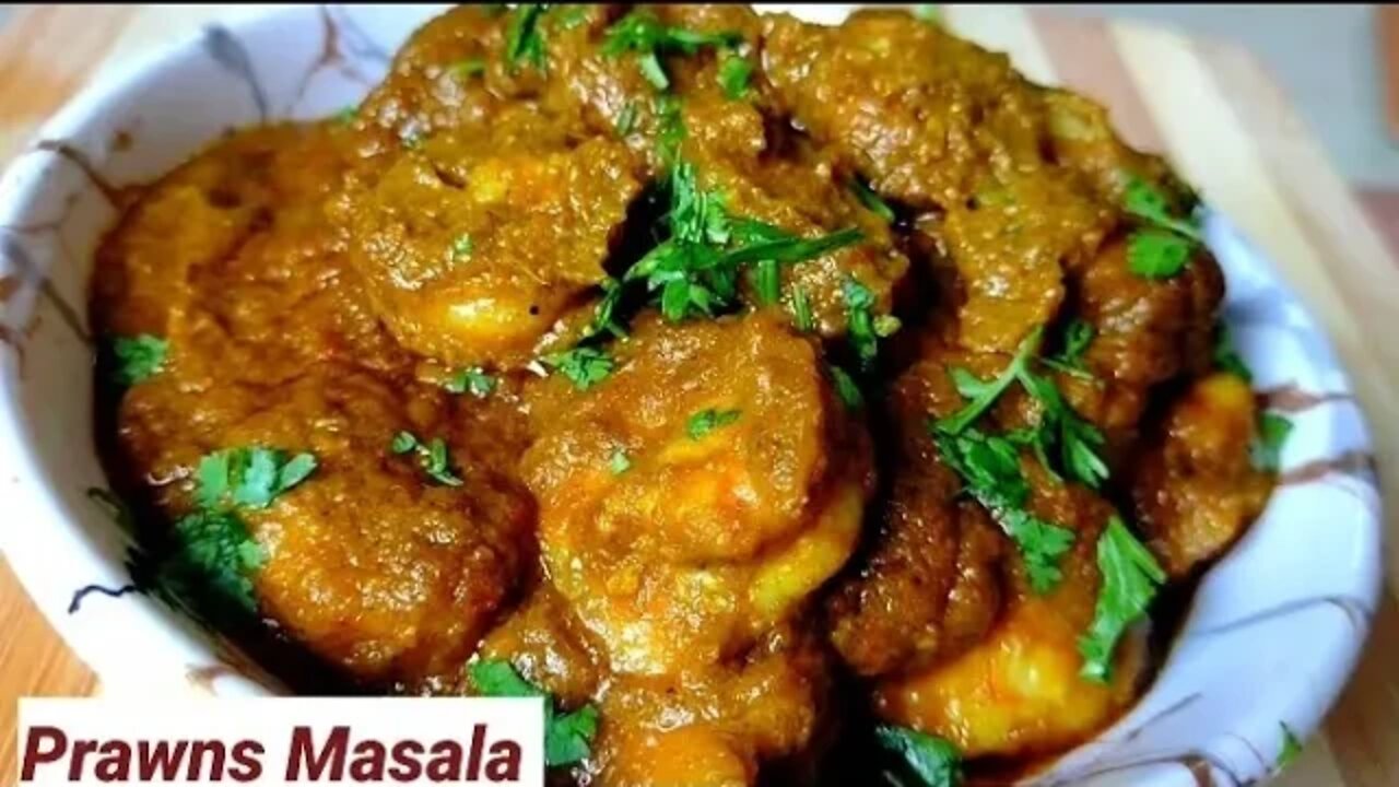 Prawns Masala l How to Make Simple and Testy Prawns Curry l @Mrs Gadelwar's Kitchen