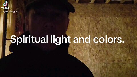 Spiritual light and colors.