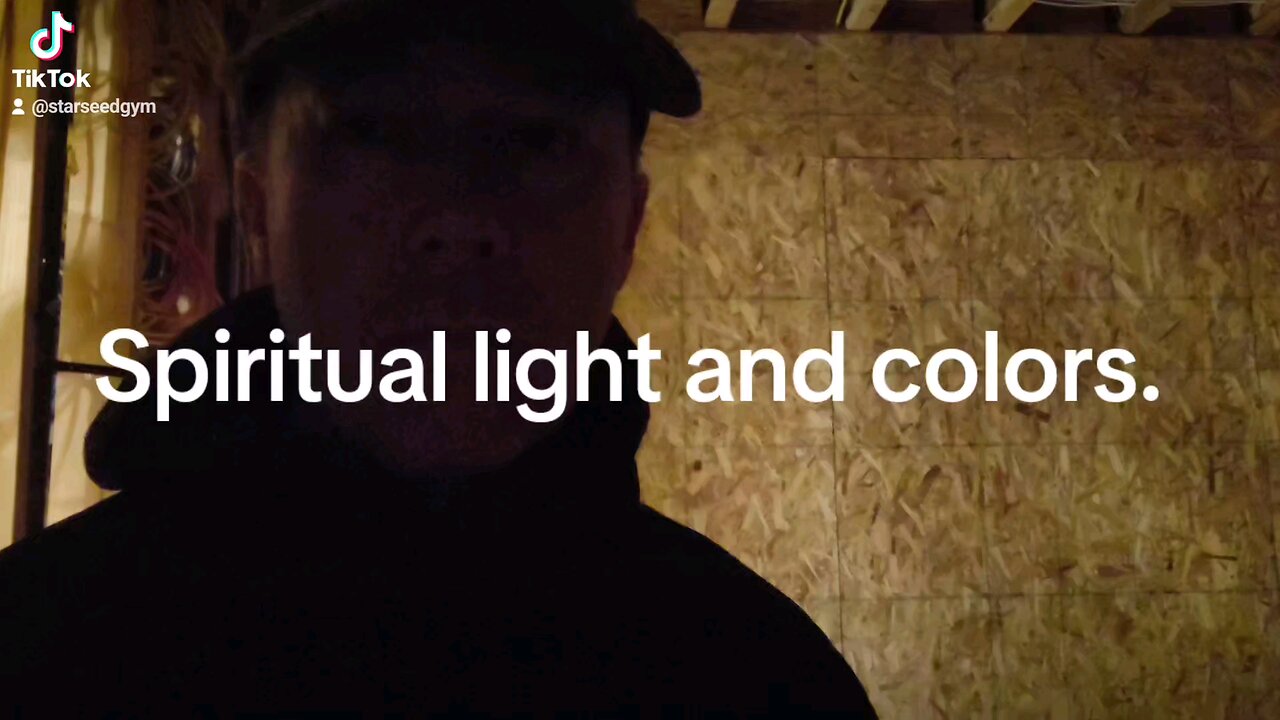 Spiritual light and colors.