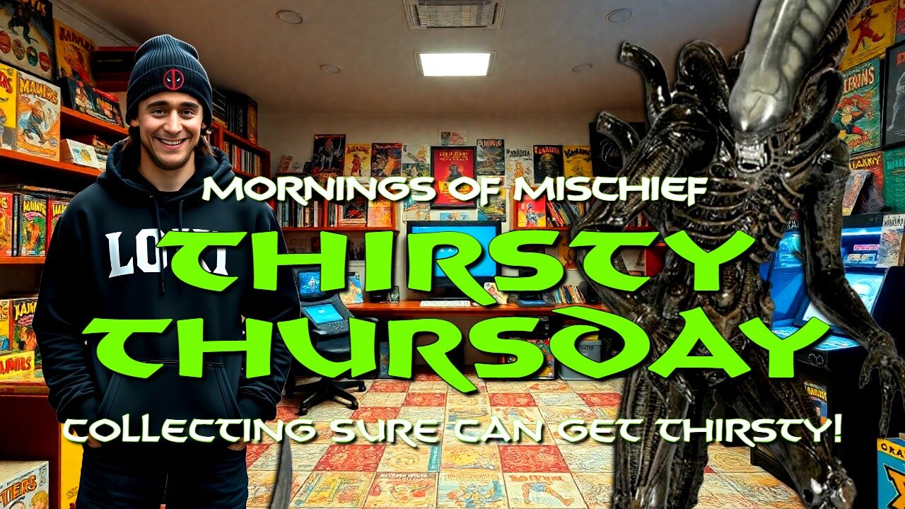 Mornings of Mischief Thirsty Thursday - Collecting sure can get THIRSTY!