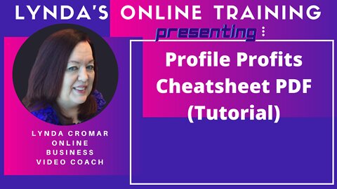 Profile Profits Cheatsheet PDF (Tutorial)