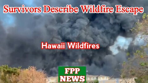 Survivors describes the escape from Hawaii wildfires