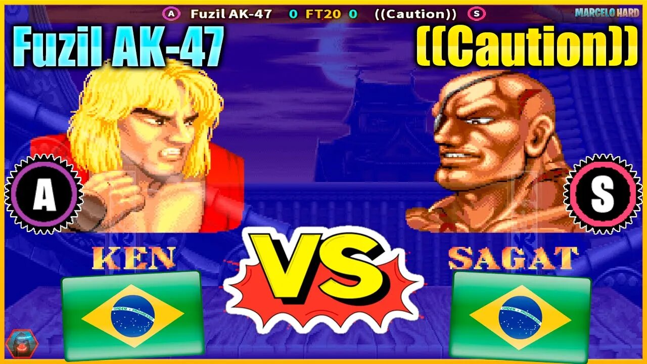 Street Fighter II': Champion Edition (Fuzil AK-47 Vs. ((Caution))) [Brazil Vs. Brazil]