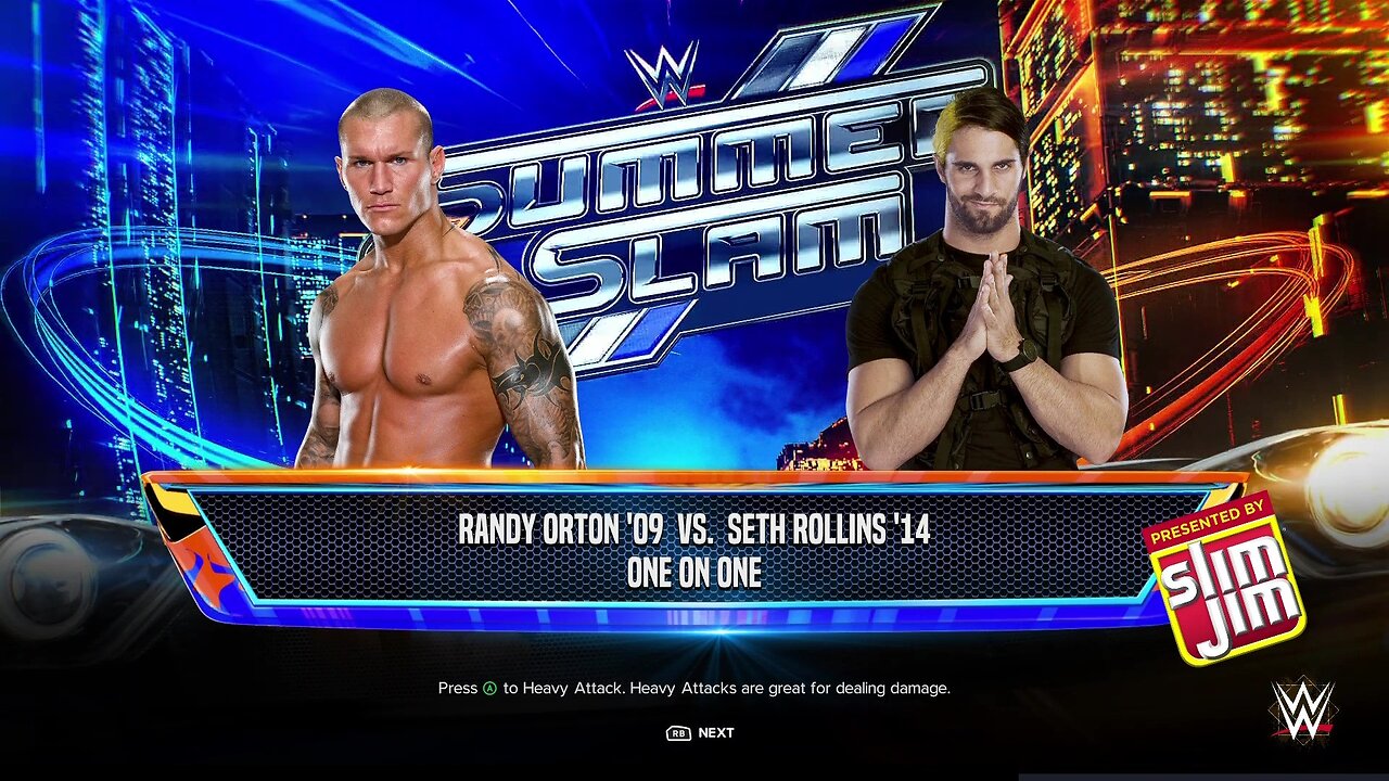 WWE 2k24 Randy Orton vs Seth Rollins