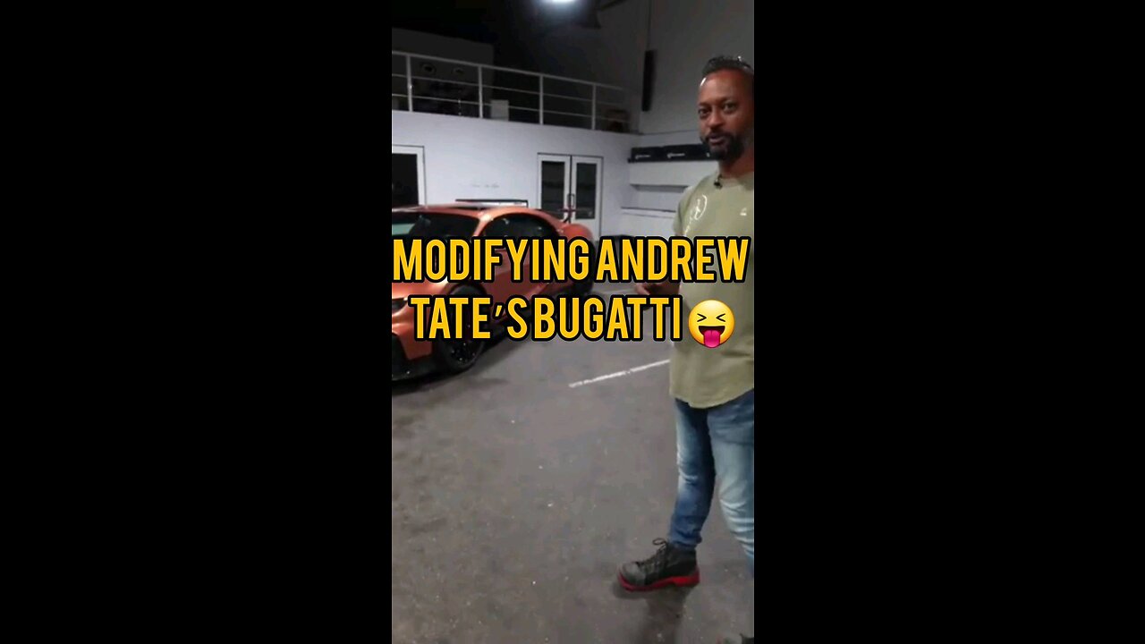 Modifying Andrew Tate’s Bugatti 😝