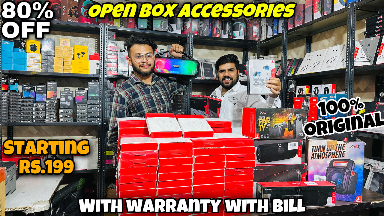 Open Box Accessories| 100% Original With Warranty with bill| Sunny8884vlogs