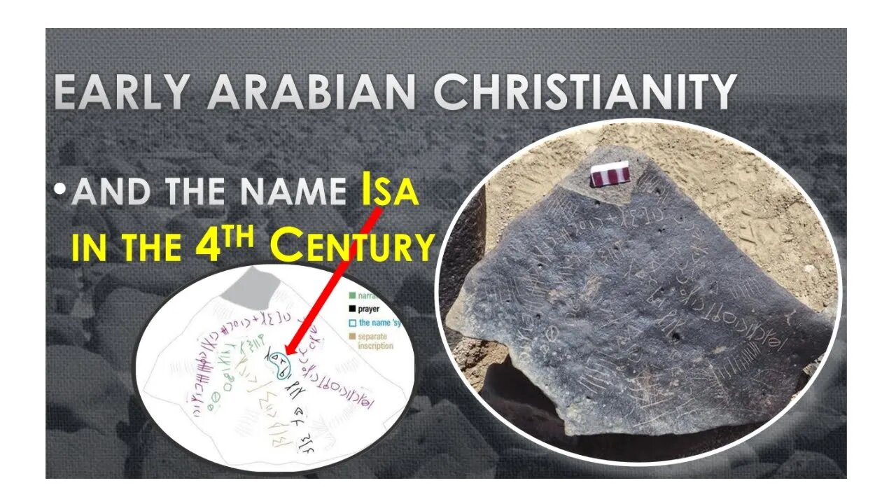 4thC Arabian Christianity and the name Isa on an Inscription