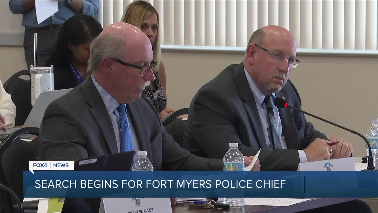 City of Fort Myers begins the process of hiring a new Police Chief after the passing of Chief Diggs