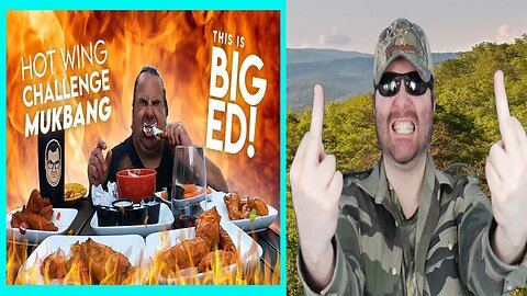 Big Ed's Blazin' Wing Mukbang Challenge - ASMR (This Is Big Ed) - Reaction! (BBT)