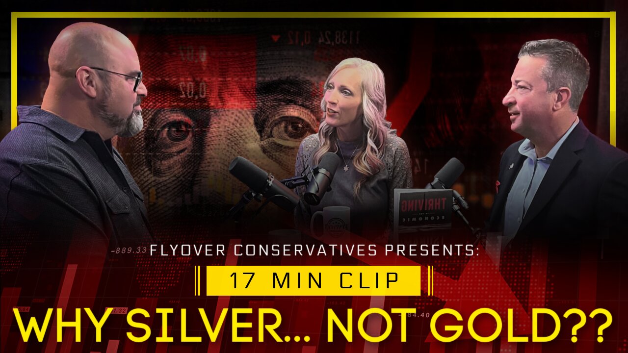 Why is Silver a BETTER Investment than Gold (right now)? - Dr. Kirk Elliott - In Studio Clip