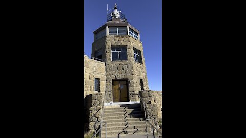 Walking up to Mount Diablo Light