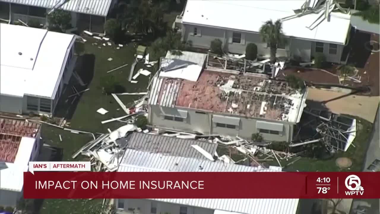 How will Ian impact home insurance costs in Florida?