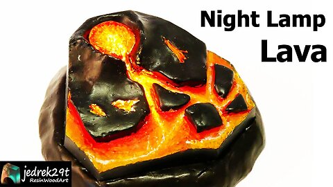 Lava night lamp with epoxy resin | Resin Art