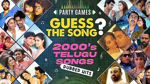 Guess the Song | 2000s Telugu Hit Songs | Dubbed Hits | Fun Movie Trivia Games for Friends & Family