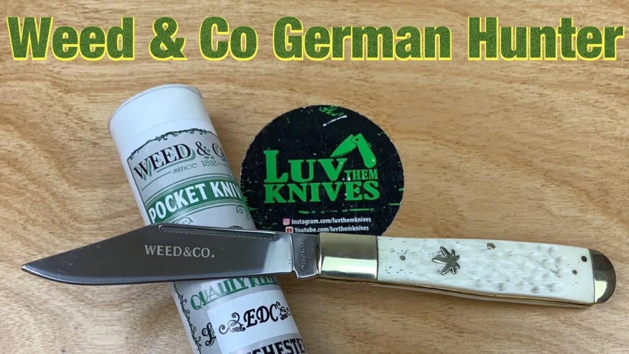 Weed & Co German Hunter Cooper Cutlery made in Ohio ! It’s the weed you need !