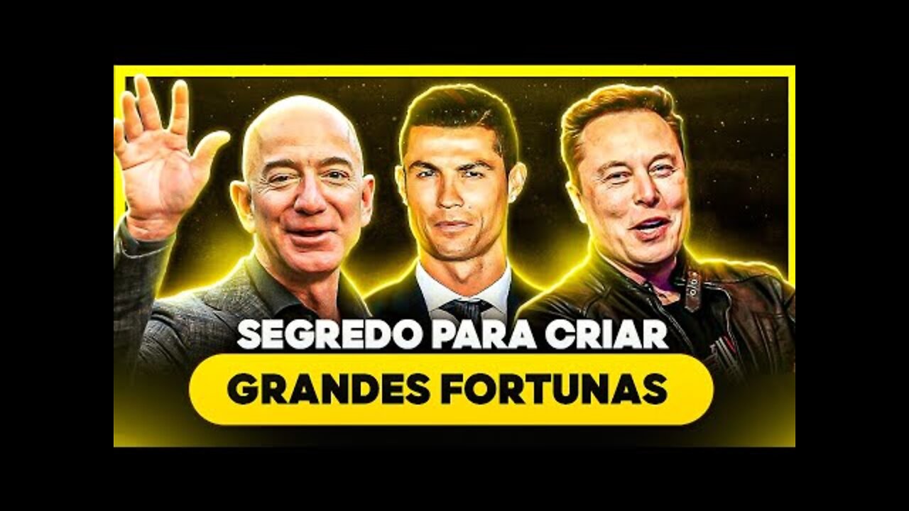 3 LIÇÕES PARA GANHAR DINHEIRO E DEIXAR DE SER POBRE - Jeff Bezos - Elon Musk - Cristiano Ronaldo