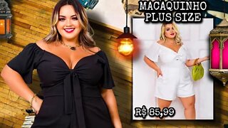 ✳️ MACAQUINHO PLUS SIZE ROUPAS FEMININAS