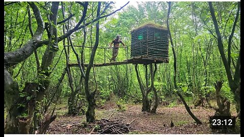 75 Days living in forest Alone#