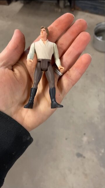 Han Solo Aluminum Hand Pour