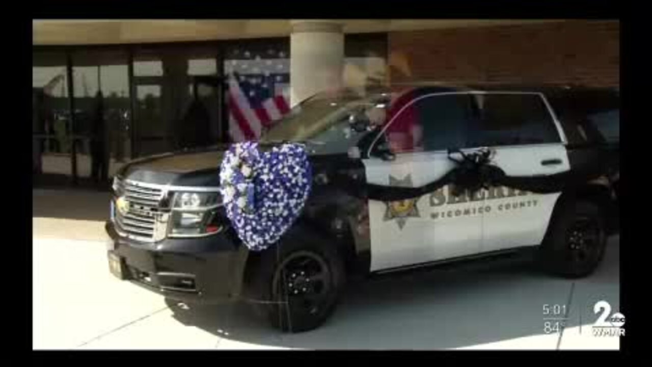 Fallen Maryland deputy posthumously named corporal while being laid to rest