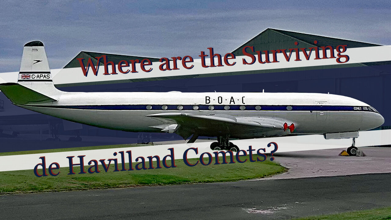 Where are the surviving de Havilland Comets and answers to other questions about the first Jetliner?