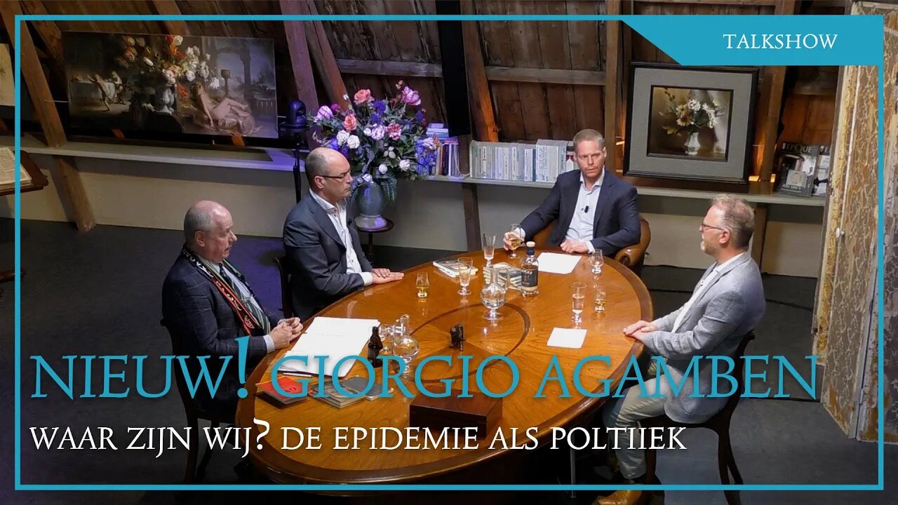 MEDIAPANEL, DEEL 2. Henk-Jan, Oscar en Erik lanceren en bespreken nieuwe boek Giorgio Agamben